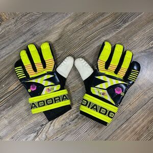 Diadora Furia Soccer Goalie Gloves Green Black SIZE 7 Goalkeeper Football